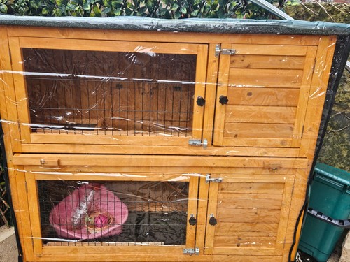 Rabbit hutch with cover - cover,
