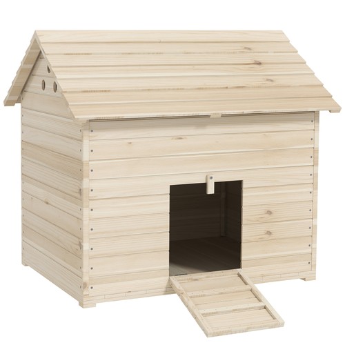 Pawhut wooden duck house - wooden,