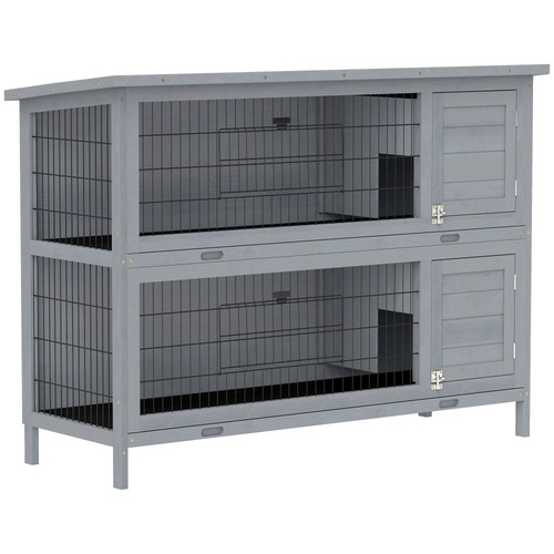 Pawhut rabbit hutch - rabbit, hutch,