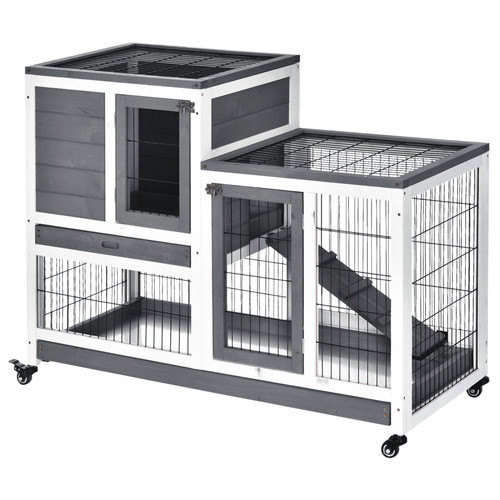 Wooden rabbit hutch - wooden,