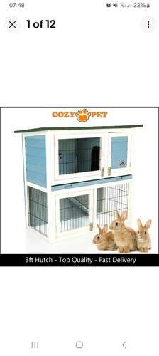 Rabbit hutch 3ft - 3ft, cozy