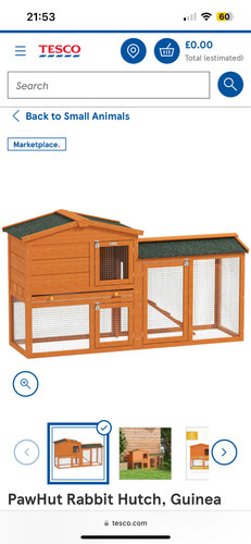 Pawhut rabbit hutch - rabbit,