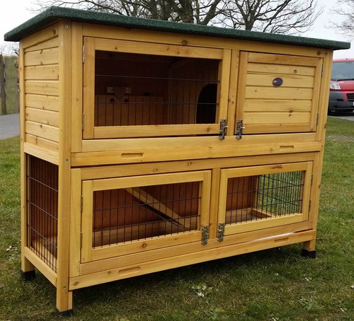 Large rabbit hutch - large,