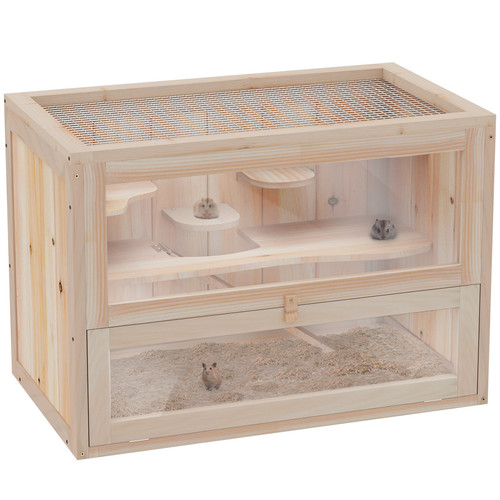 Wooden hamster cage mice - wooden,