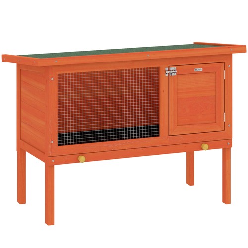 Pawhut rabbit hutch - pawhut,