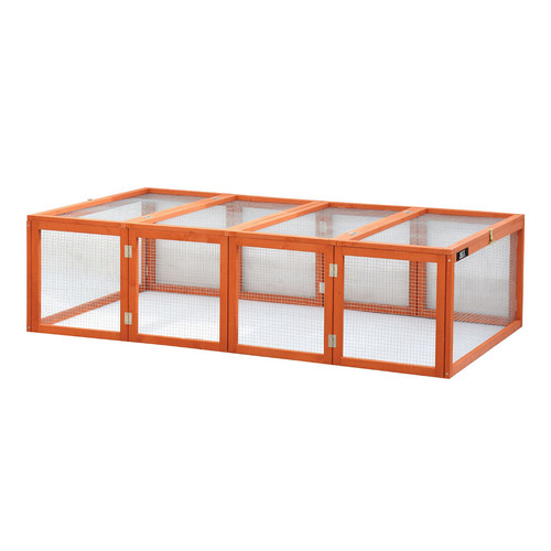 Large 6ft foldable rabbit run - large,