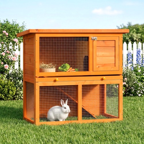 Pawhut 90cm tiers rabbit - 90cm,