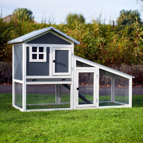 Plastic rabbit hutch - rabbit, run