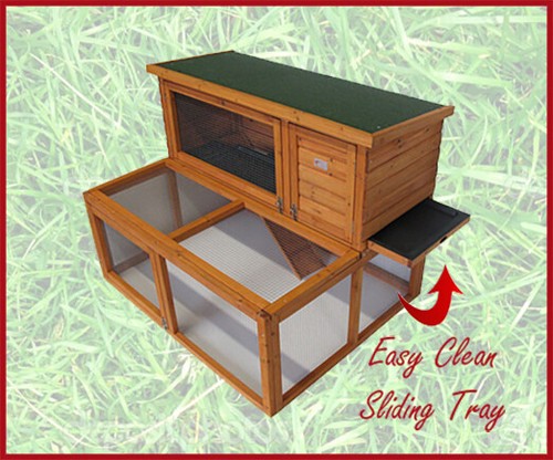 4ft drop hutch and - 4ft, run